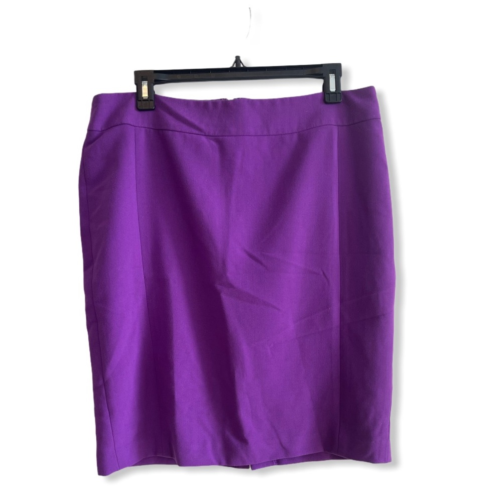 Calvin Klein Purple Pencil Skirt